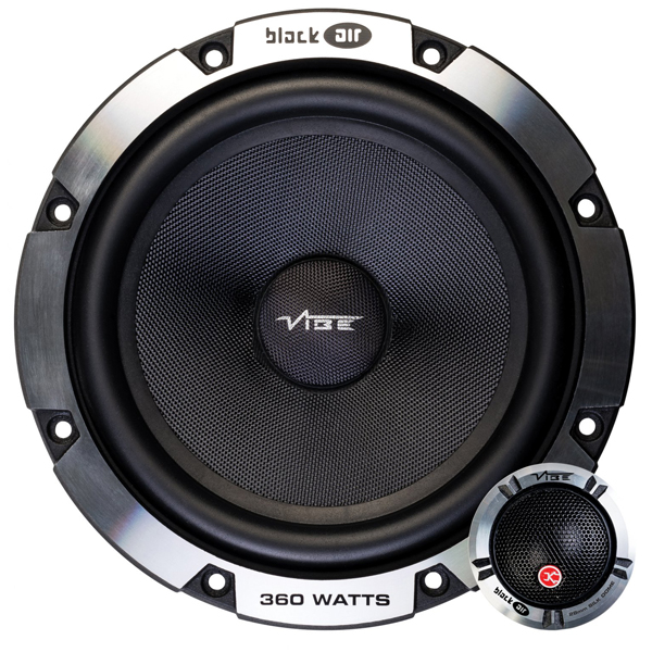 Boxe auto componente Vibe Black Air 6C-V6B, 120W RMS, 16.5cm, 2 cai, set 2 difuzoare [2]