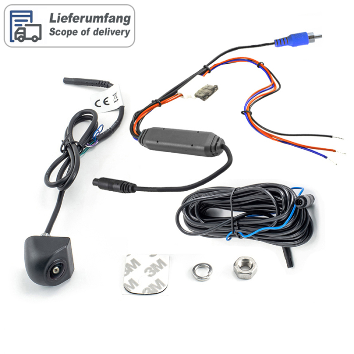 Camera Marsarier Profesionala Ampire KAX802, Rezolutie Full HD 1080P, Unghi Larg 145°, Tehnologie AHD/CVBS, Protectie IP69K [6]