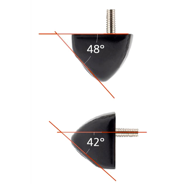 Camera Marsarier Profesionala Ampire KAX802, Rezolutie Full HD 1080P, Unghi Larg 145°, Tehnologie AHD/CVBS, Protectie IP69K [4]