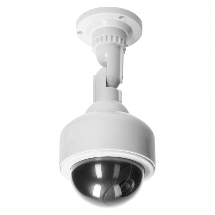 Camera supraveghere falsa CCTV VIRONE CD-5, 2 x AA, dioda LED, rotativa, alb [4]