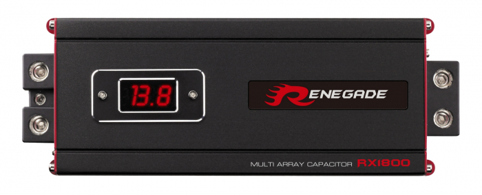 Condensator auto Renegade RX1800, 0.18 Farad, voltmetru digital cu trei cifre [2]