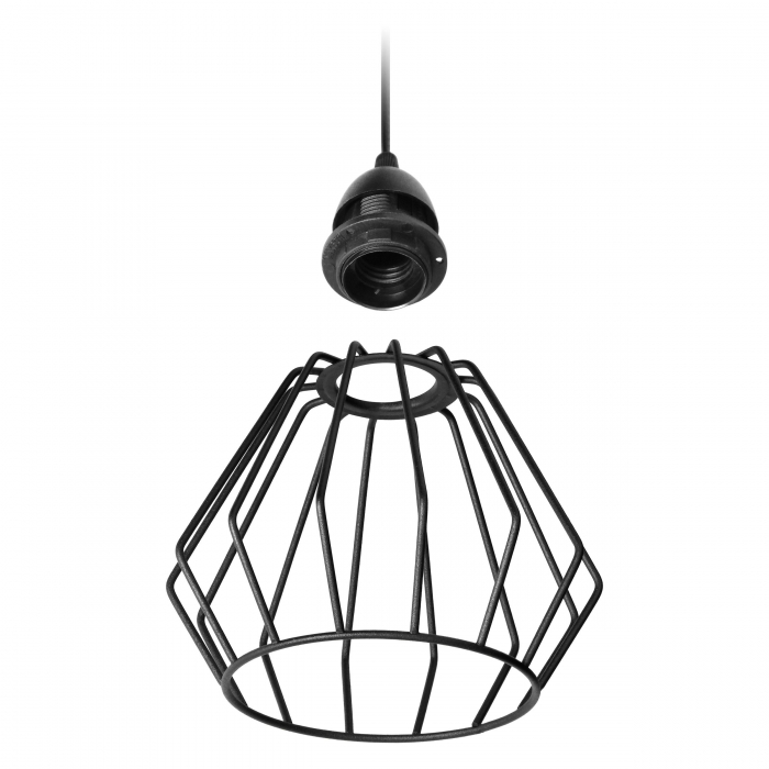 Corp de iluminat ADVITI Waya AD-LD-6264BE27M, E27, 3 x 60W, negru [3]