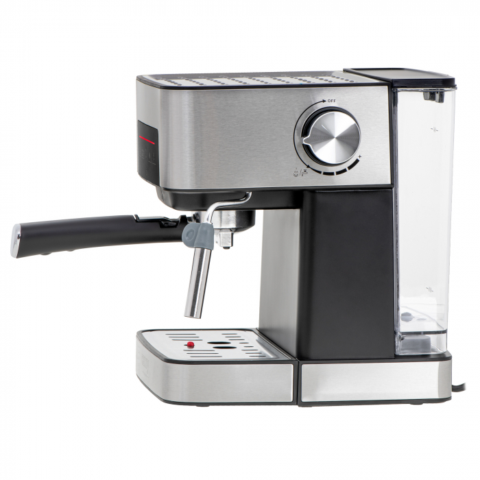 Espressor semiautomat Camry CR 4410, 1000 W, 15 bari, 1.6 L, 3 programe, argintiu/negru [3]