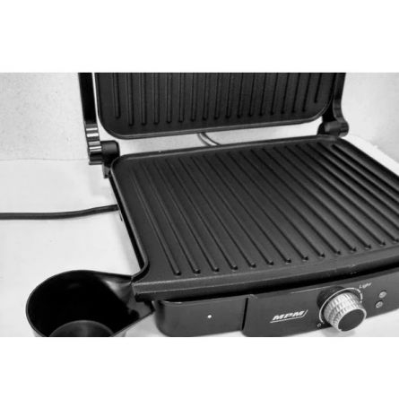 RESIGILAT Grill electric MPM MGR-09M, 2000W, temperatura reglabila 0-270° C, deschidere 180°, inaltime reglabila a placii superioare, doua moduri de grill, carcasa otel inoxidabil [3]