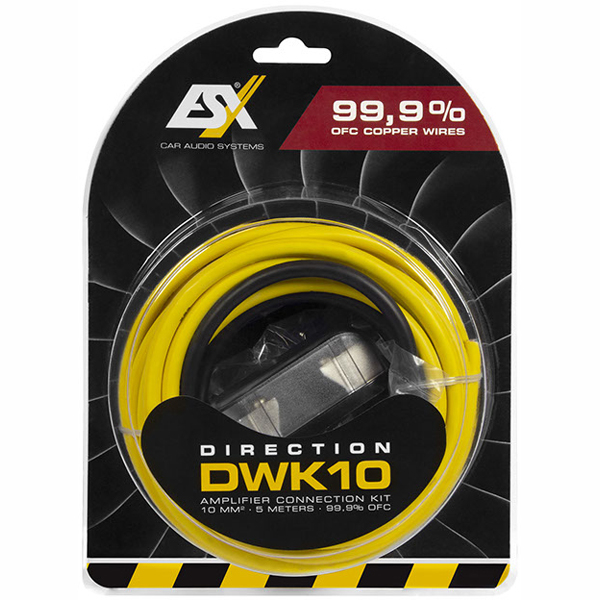 Kit cablu amplificator ESX DWK10, 10 mm² [2]