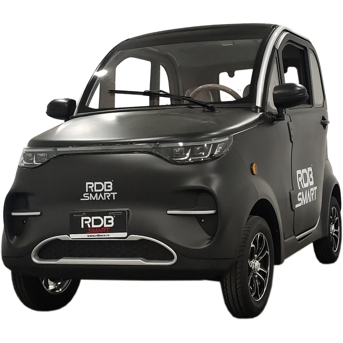 Masina electrica RDB SMART PRO, 1600W, 25 km/h, aer conditionat, fara permis, Gri [11]