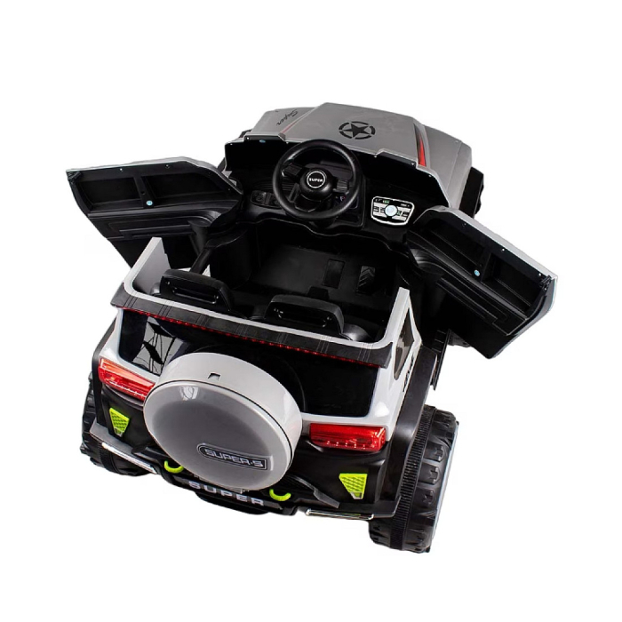 MASINUTA ELECTRICA PENTRU COPII RDB-7688 TIP SUV SUPER CU 4 MOTOARE 390W, 2 LOCURI, 12V7AH, ROTI EVA, GRI [2]
