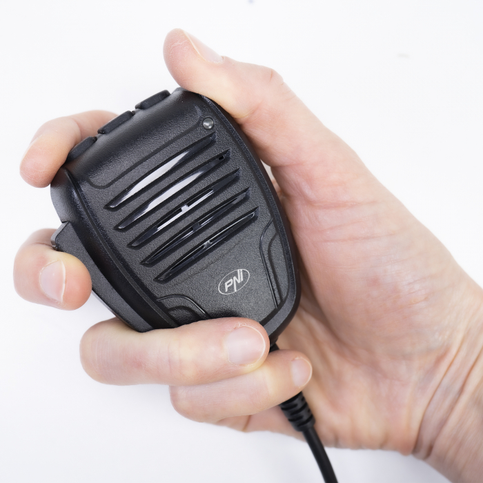 Microfon PNI VX6000 cu functie VOX, cu 6 pini, pentru statii radio CB President, Midland, Albrecht cu alimentare 12V pe PIN-ul 6 [2]