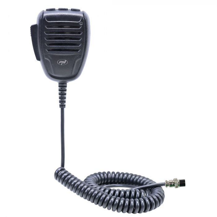 Microfon PNI VX6000 cu functie VOX, cu 6 pini, pentru statii radio CB President, Midland, Albrecht cu alimentare 12V pe PIN-ul 6 [5]