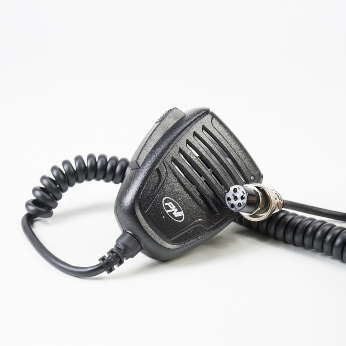 Microfon PNI VX6000 cu functie VOX, cu 6 pini, pentru statii radio CB President, Midland, Albrecht cu alimentare 12V pe PIN-ul 6 [4]