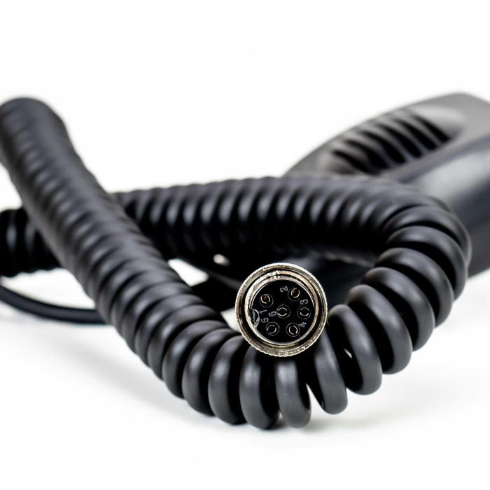 Microfon PNI CDS06 tip condenser cu 6 pini pentru statie radio CB, compatibil cu statii CB President, Midland, Albrecht [3]