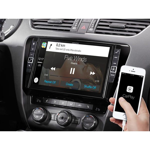 Multimedia dedicata pentru Skoda Octavia3, Alpine I902D-OC3, 4x50W, FM, USB, GPS, Bluetooth, IPod/IPhone, Android, display de 9" [8]