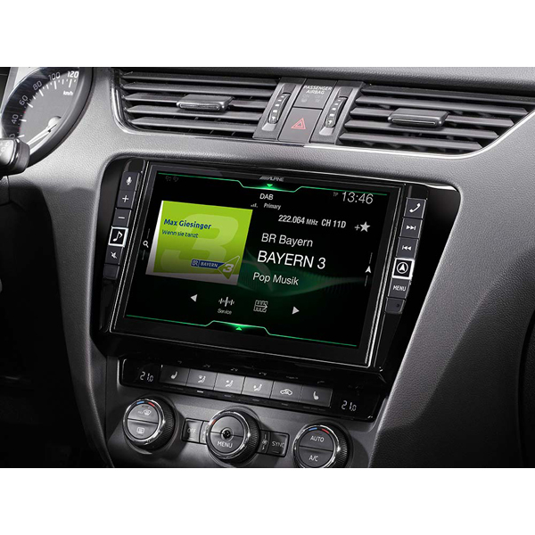 Multimedia dedicata pentru Skoda Octavia3, Alpine X902D-OC3, 4x50W, FM, USB, GPS, Bluetooth, IPod/IPhone, display de 9" [6]