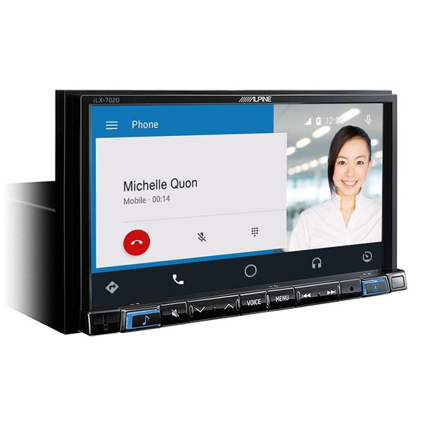 Multimedia player Alpine ILX-702D, 4x45W, FM, USB, Aux, Bluetooth, IPod/IPhone, Android [2]