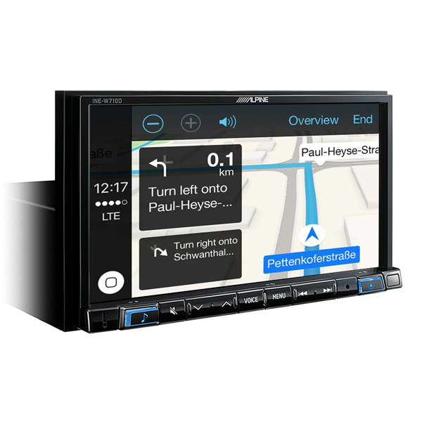 Multimedia player Alpine INE-W710D, 4x50W, DVD, CD, FM, USB, Aux, Bluetooth, GPS, IPhone/IPod, Android [3]