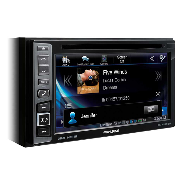 Multimedia player Alpine INE-W990HDMI, 4x50W, DVD, CD, FM, USB, Aux, Bluetooth, HDMI, IPod/IPhone, Nokia [7]