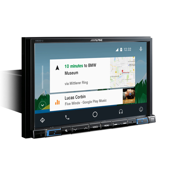 Multimedia player Alpine X802D-U, 4x50W, DVD, CD, FM, USB, Aux, Bluetooth, GPS, IPhone/IPod, Android [9]
