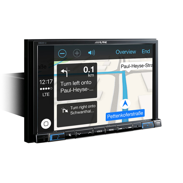 Multimedia player Alpine X802D-U, 4x50W, DVD, CD, FM, USB, Aux, Bluetooth, GPS, IPhone/IPod, Android [6]