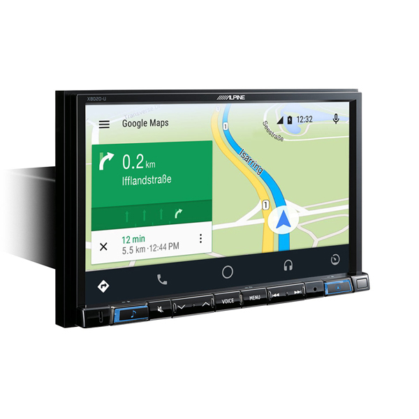 Multimedia player Alpine X802D-U, 4x50W, DVD, CD, FM, USB, Aux, Bluetooth, GPS, IPhone/IPod, Android [4]