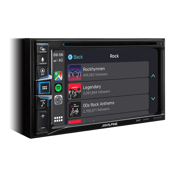 Multimedia player auto Alpine INE-W611D, 4x50W, FM, DVD, CD, Bluetooth, USB, Aux, GPS, ecran 6.5'', compatibil iPod/iPhone, Android [9]