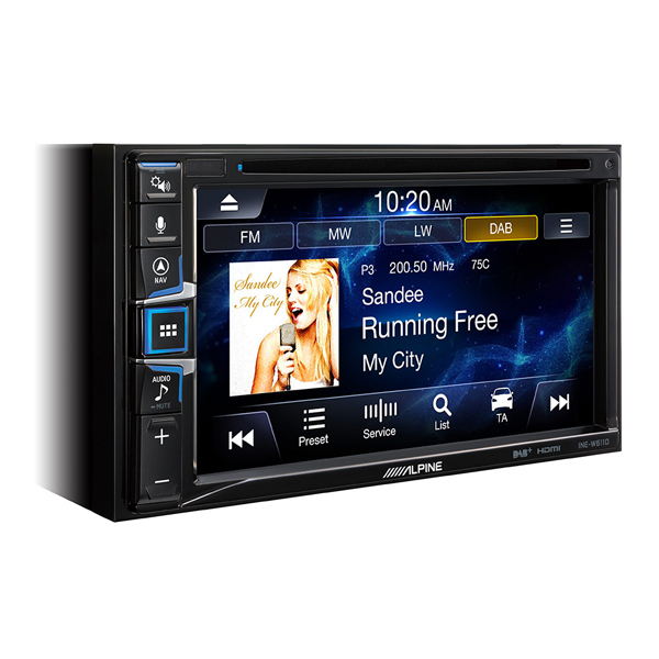 Multimedia player auto Alpine INE-W611D, 4x50W, FM, DVD, CD, Bluetooth, USB, Aux, GPS, ecran 6.5'', compatibil iPod/iPhone, Android [5]