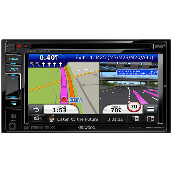 Multimedia player auto Kenwood DNN-6250DAB, ecran 6.1", 2DIN, USB, AUX, SD, WiFi, Bluetooth,  Touchscreen, 4x50W RMS [3]