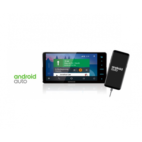 Multimedia player auto Kenwood DNX7190DABS, 4x50W, FM, DVD, CD, USB, Bluetooth, GPS, ecran 7", Android, iPhone/iPod [5]