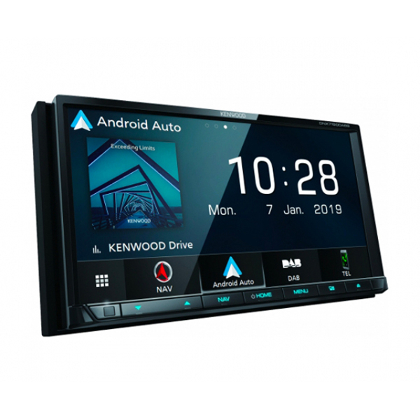 Multimedia player auto Kenwood DNX7190DABS, 4x50W, FM, DVD, CD, USB, Bluetooth, GPS, ecran 7", Android, iPhone/iPod [7]