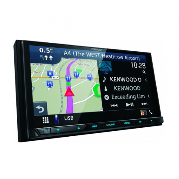 Multimedia player auto Kenwood DNX9190DABS, 4x50W, FM, DVD, CD, USB, Bluetooth, GPS, ecran 6.8", Android, iPhone/iPod [4]