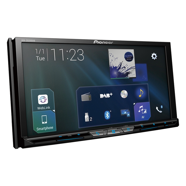 Multimedia player auto Pioneer AVH-Z9200DAB, 4x50W, DVD/CD, FM, DAB+, Bluetooth, USB, Aux, ecran 7'', slot card SD, HDMI, Wi-Fi, compatibil iPod/iPhone, Android [2]