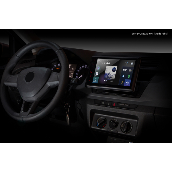 Multimedia player auto Pioneer SPH-EVO82DAB-UNI, 4x50W, FM, Bluetooth, USB, Aux, ecran LCD 8'', compatibil iPod/iPhone, Android [9]