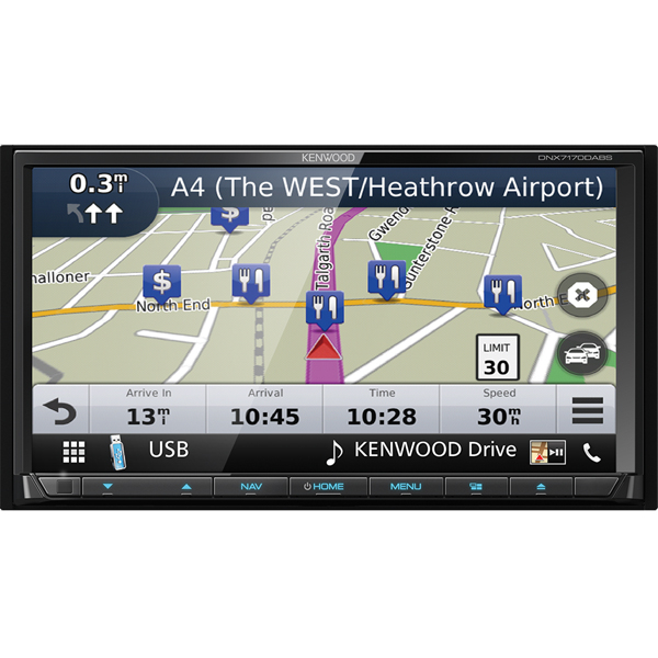 Multimedia player Kenwood DNX-7170DABS, 4x50W, DVD, CD, FM, USB, SD card, Bluetooth, IPod/IPhone, Android, ecran 7" [6]