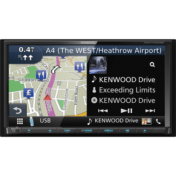 Multimedia player Kenwood DNX-7170DABS, 4x50W, DVD, CD, FM, USB, SD card, Bluetooth, IPod/IPhone, Android, ecran 7" [7]