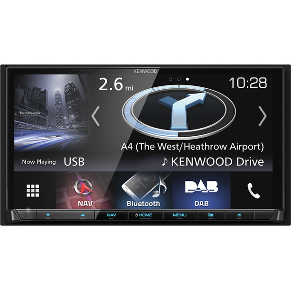 Multimedia player Kenwood DNX-8170DABS, 4x50W, DVD, CD, FM, USB, SD card, Bluetooth, IPod/IPhone, Android, GPS, ecran 7" [2]
