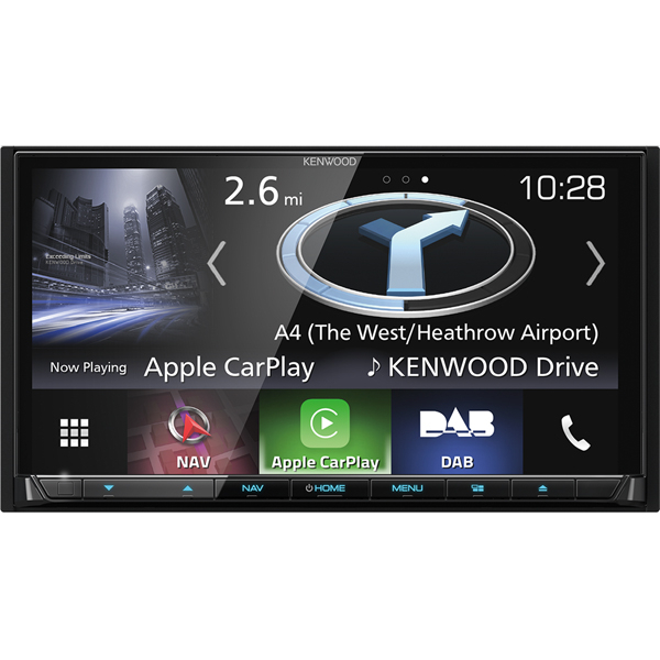 Multimedia player Kenwood DNX-8170DABS, 4x50W, DVD, CD, FM, USB, SD card, Bluetooth, IPod/IPhone, Android, GPS, ecran 7" [4]