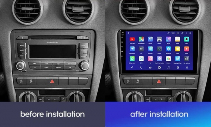 Navigatie auto Teyes CC3, AUDI RS3 8P 2003-2013, 4G, Wi-Fi, 4+64GB, 9" QLED, Octa-Core 1.8Ghz, Android, Bluetooth 5.1, DSP [4]