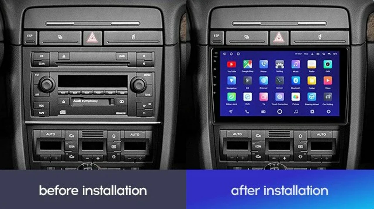 Navigatie auto Teyes CC2 PLUS, AUDI A4 B7 2004-2009, 4G, Wi-Fi, 4+64GB, 9" QLED, Octa-Core 1.8Ghz, Android, Bluetooth 5.1, DSP [3]