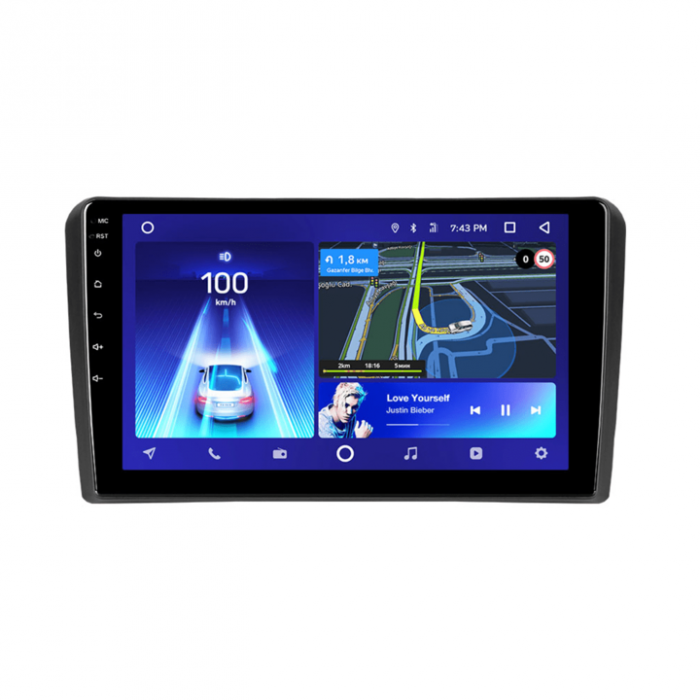 Navigatie auto Teyes CC2 PLUS, AUDI S3 8P 2003-2013, 4G, Wi-Fi, 4+64GB, 9" QLED, Octa-Core 1.8Ghz, Android, Bluetooth 5.1, DSP [7]