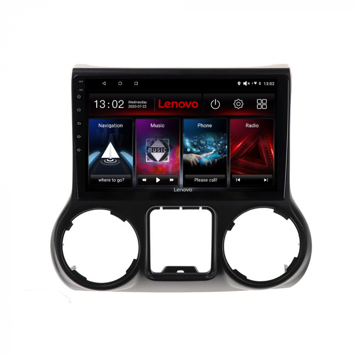 Navigatie dedicata Jeep Wrangler 2011-2016 E-WR, Android, Radio, Bluetooth, Internet, DSP, Octa Core, 4+64GB, 4G [3]