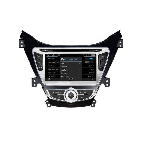 Navigatie dedicata pentru Hyundai Elantra 2011 - 2014, Edotec EDT-M092, DVD, GPS, Bluetooth, sistem de operare Android [2]