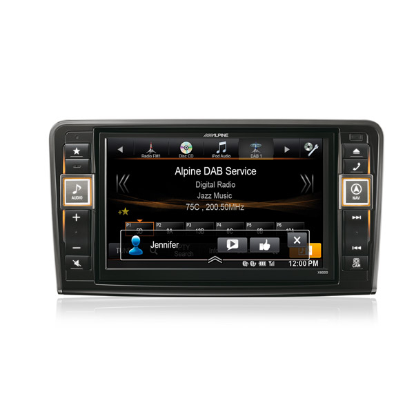 Navigatie dedicata pentru Mercedes-Benz ML si GL Alpine X800D-ML, 4X50W, DVD, CD, FM, USB, Aux, Bluetooth, IPod/IPhone, Android [2]