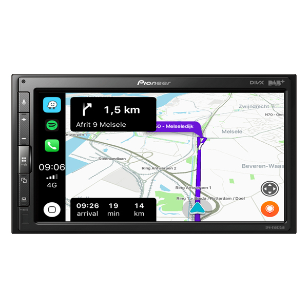 Navigatie dedicata pentru Peugeot 208 2012 - 2019, Pioneer SPH-EVO62DAB-208, 4x50W, Bluetooth, FM, DAB+, USB, Aux, ecran 7'' [4]