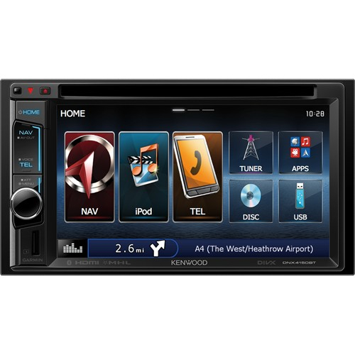 Navigatie universala Kenwood DNX-4150BT, 2 DIN, Bluetooth, Navi GARMIN™, 4x50W, ecran 6.2" [4]