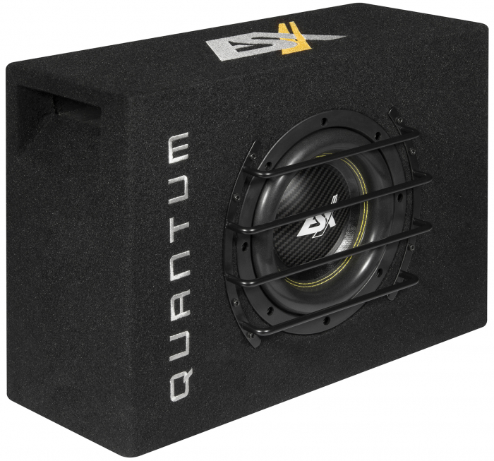 Pachet bass auto ESX Quantum QXB8, 400W RMS + Amplificator auto Vibe Power Box 400.1M-V7, Mono, 400W RMS + Kit cablu amplificator [2]