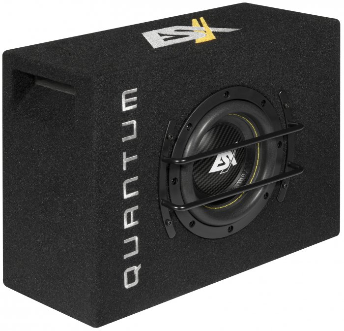 Pachet bass auto ESX Quantum QXB6, 250W RMS + Amplificator auto Vibe Power Box 400.1M-V7, Mono, 400W RMS + Kit cablu amplificator [2]