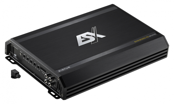 Pachet bass auto ESX Quantum QXB12, 1000W RMS + Amplificator auto ESX Signum SXE 2000.1D, Mono, 1000W RMS + Kit cablu amplificator [5]