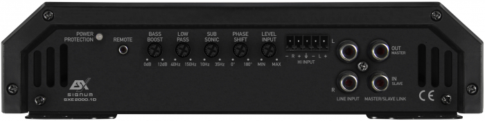 Pachet bass auto ESX Quantum QXB12, 1000W RMS + Amplificator auto ESX Signum SXE 2000.1D, Mono, 1000W RMS + Kit cablu amplificator [6]