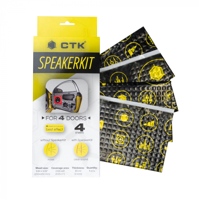 Pachet insonorizant CTK SPEAKERKIT, pentru 4 difuzoare [2]