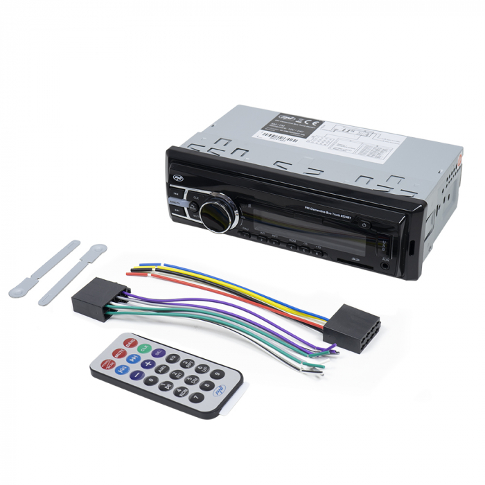 Pachet Radio MP3 player auto PNI Clementine 8524BT 4x45w + Boxe auto coaxiale PNI HiFi500, 100W, 12.7 cm, 3 cai, set 2 difuzoare [7]