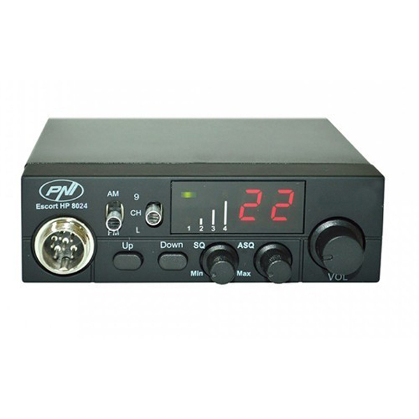 Pachet statie radio auto CB PNI Escort HP 8024 + Antena CB PNI S75 lungime 75cm + Baza magnetica [6]